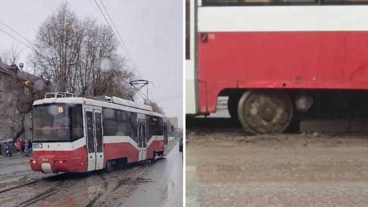 В Новосибирске за один день два трамвая сошли с рельсов