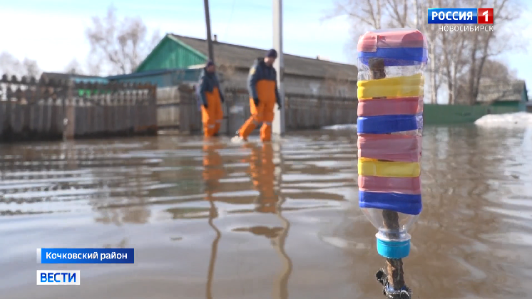 В двух сёлах Новосибирской области вода поднялась выше критической отметки