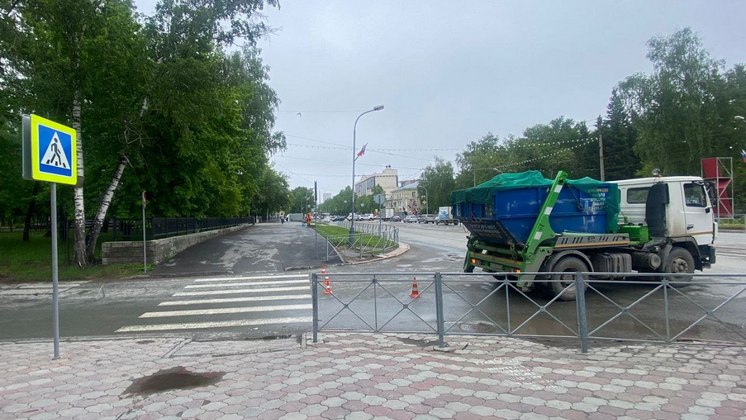 В Новосибирске грузовик задавил 85-летнюю бабушку на пешеходном переходе 
