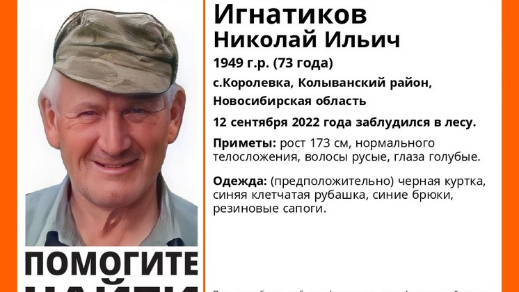 В новосибирском лесу пропал без вести 73-летний дедушка 