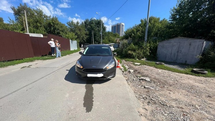 В Новосибирске водитель Ford Focus сбила женщину с семилетним ребенком