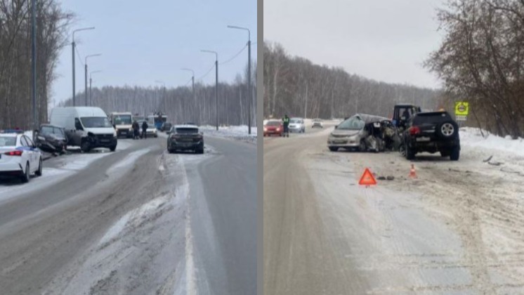 В Новосибирске пострадали восемь человек в двух авариях