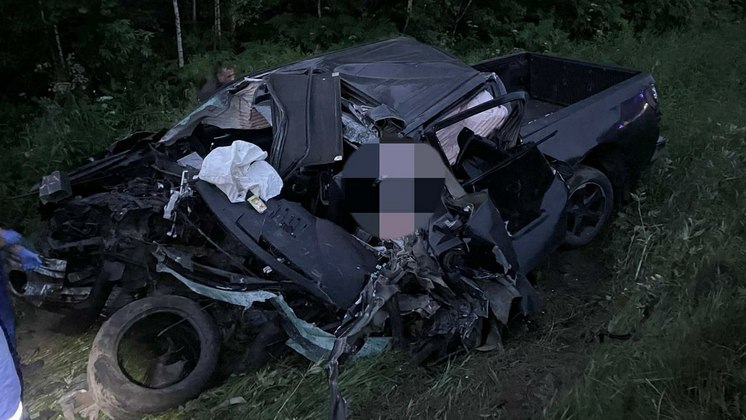 На трассе под Новосибирском 18-летний водитель выехал на встречку и погиб