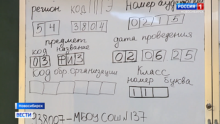Новосибирские одиннадцатиклассники сдали ЕГЭ по физике и обществознанию