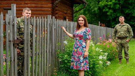 Жена новосибирского дезертира ударила полицейского