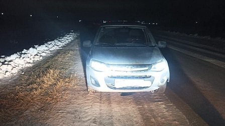 Легковой автомобиль насмерть сбил пешехода на трассе в Новосибирской области