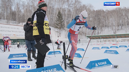 В Новосибирске военные ЦВО определили самого быстрого лыжника