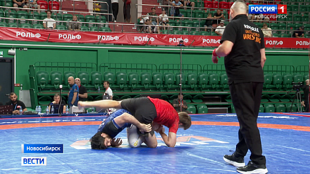 Чемпионат России по спортивной борьбе прошел в Новосибирске