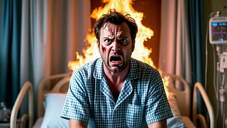 Пациента новосибирской больницы арестовали на восемь дней за пьяный дебош