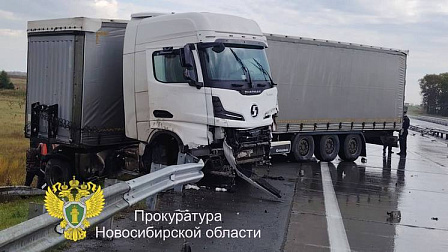 Водителя фуры осудят за троих сбитых насмерть ремонтников под Новосибирском