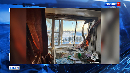 Газ взорвался в трёхэтажном жилом доме в Барабинске Новосибирской области