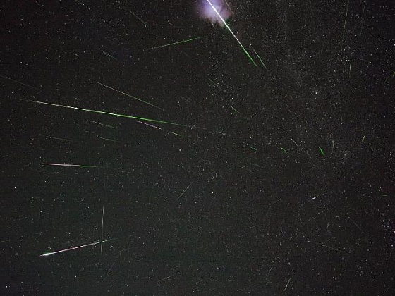 Новосибирский астроном заснял пик метеорного потока Персеиды
