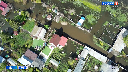 В Омской области тысячи садовых участков ушли под воду