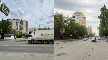 В Новосибирске автомобили сбили женщину и ребенка на пешеходных переходах