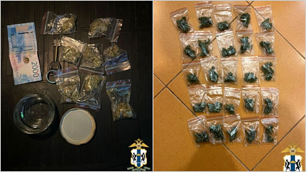 Полицейские задержали новосибирца при передаче марихуаны знакомому