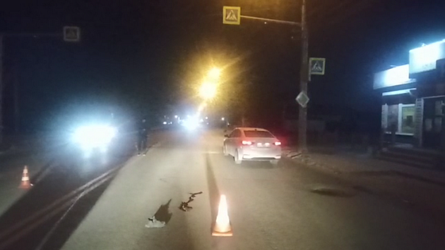 В Новосибирске 24-летняя девушка-водитель сбила насмерть пешехода
