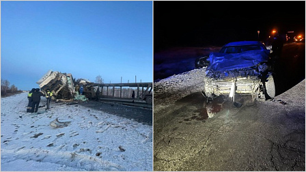 Два водителя погибли в двух авариях на трассах в Новосибирской области