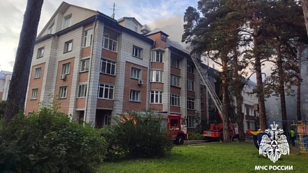 В Бердске пожарные спасли из горящего дома девять человек