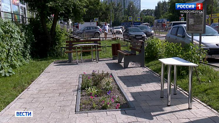 В Ленинском районе Новосибирска появился «карманный» парк