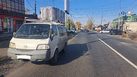 В Новосибирске фургон сбил восьмилетнего мальчика на пешеходном переходе