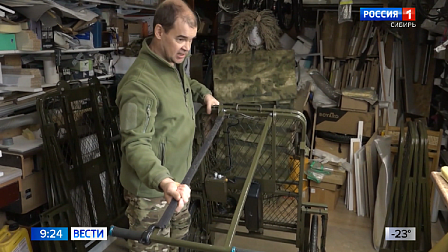 Омский инженер разработал электрические носилки для раненых бойцов в зоне СВО