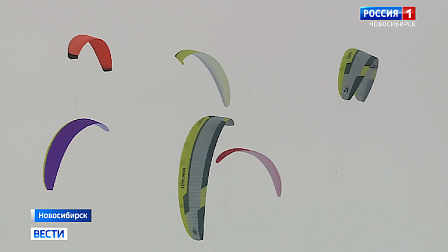 Соревнования по сноукайтингу собрали лучших спортсменов в Новосибирске