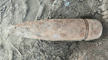 Машинист экскаватора нашёл артиллерийский снаряд в Новосибирске