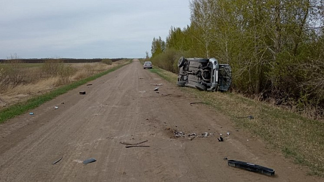 В Новосибирской области 69-летний водитель погиб в перевернувшемся автомобиле
